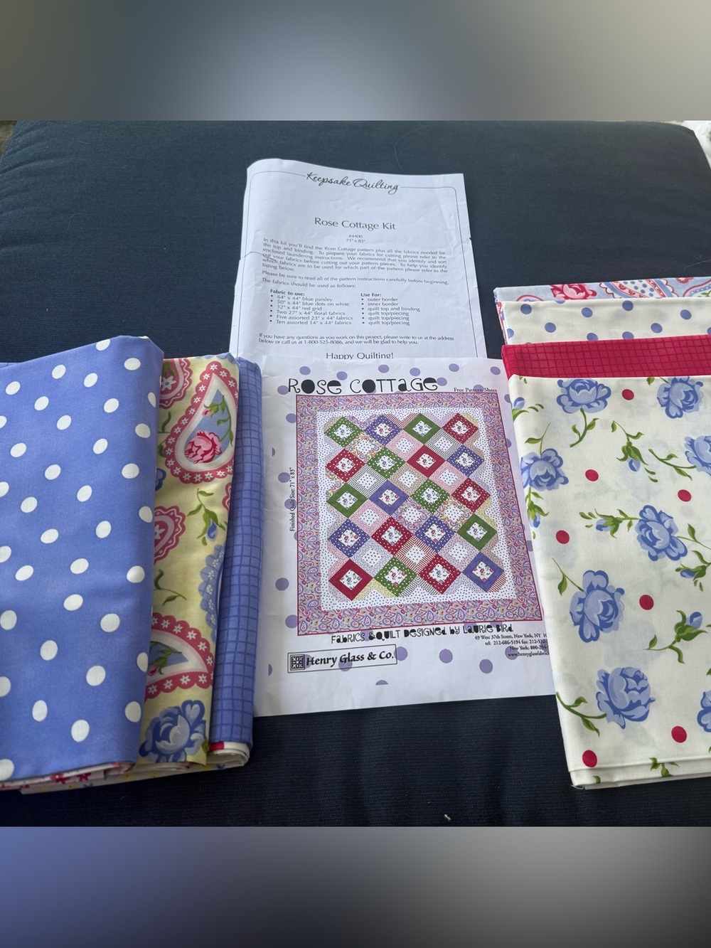 🆕Rose Cottage Quilt Kit🆕 - Picture 11 of 15